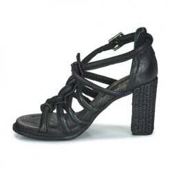 Chaussures Femme Sandales et Nu-pieds Airstep / A.S.98 BARCELONA TRESSE Noir -Sandales Soldes Boutique 21607799 500 D