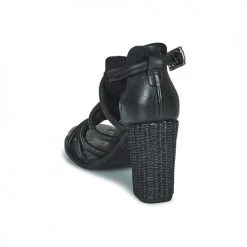 Chaussures Femme Sandales et Nu-pieds Airstep / A.S.98 BARCELONA TRESSE Noir -Sandales Soldes Boutique 21607799 500 E