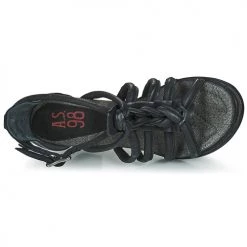 Chaussures Femme Sandales et Nu-pieds Airstep / A.S.98 BARCELONA TRESSE Noir -Sandales Soldes Boutique 21607799 500 F