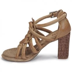 Chaussures Femme Sandales et Nu-pieds Airstep / A.S.98 BARCELONA TRESSE Camel -Sandales Soldes Boutique 21607800 500 D