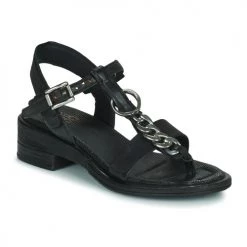 Chaussures Femme Sandales et Nu-pieds Airstep / A.S.98 SEOUL CHAIN Noir