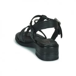 Chaussures Femme Sandales et Nu-pieds Airstep / A.S.98 SEOUL CHAIN Noir -Sandales Soldes Boutique 21607801 500 E