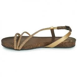 Chaussures Femme Sandales et Nu-pieds Betty London NOUME Doré -Sandales Soldes Boutique 21610153 500 D