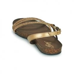 Chaussures Femme Sandales et Nu-pieds Betty London NOUME Doré -Sandales Soldes Boutique 21610153 500 E