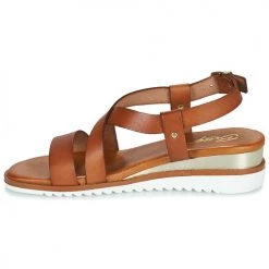 Chaussures Femme Sandales et Nu-pieds Betty London GILLES Cognac -Sandales Soldes Boutique 21634396 500 D