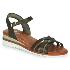 Chaussures Femme Sandales et Nu-pieds Betty London WALA Kaki