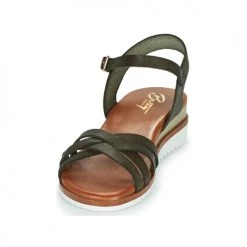 Chaussures Femme Sandales et Nu-pieds Betty London WALA Kaki -Sandales Soldes Boutique 21634397 500 C