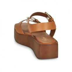 Chaussures Femme Sandales et Nu-pieds Betty London OUVEA Cognac -Sandales Soldes Boutique 21645080 500 E