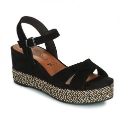 Chaussures Femme Sandales et Nu-pieds Tamaris JOHANNA Noir