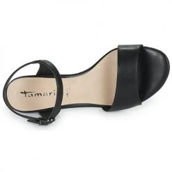 Chaussures Femme Sandales et Nu-pieds Tamaris NATASCHA Noir -Sandales Soldes Boutique 21645543 500 F