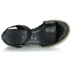 Chaussures Femme Sandales et Nu-pieds Tamaris SOPHIE Noir -Sandales Soldes Boutique 21645544 500 F