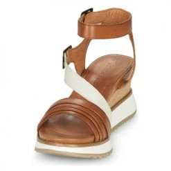 Chaussures Femme Sandales et Nu-pieds Tamaris URSULA Marron / Beige -Sandales Soldes Boutique 21645546 500 C