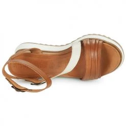 Chaussures Femme Sandales et Nu-pieds Tamaris URSULA Marron / Beige -Sandales Soldes Boutique 21645546 500 F