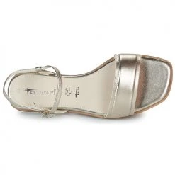 Chaussures Femme Sandales et Nu-pieds Tamaris VERONIKA Argenté -Sandales Soldes Boutique 21645547 500 F