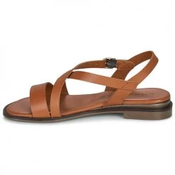 Chaussures Femme Sandales et Nu-pieds Tamaris LINA Marron -Sandales Soldes Boutique 21645549 500 D