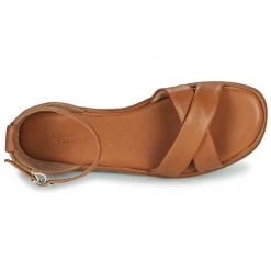 Chaussures Femme Sandales et Nu-pieds Tamaris LENI Marron -Sandales Soldes Boutique 21645550 500 F