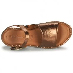 Chaussures Femme Sandales et Nu-pieds Tamaris JULIA Doré -Sandales Soldes Boutique 21645552 500 F