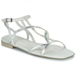 Chaussures Femme Sandales et Nu-pieds Tamaris LUISE Blanc / Argenté