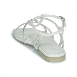 Chaussures Femme Sandales et Nu-pieds Tamaris LUISE Blanc / Argenté -Sandales Soldes Boutique 21645556 500 E