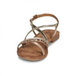 Chaussures Femme Sandales et Nu-pieds Tamaris CLOTILDA Doré -Sandales Soldes Boutique 21645560 500 C