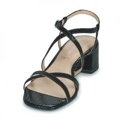 Chaussures Femme Sandales et Nu-pieds Tamaris JULIANA Noir -Sandales Soldes Boutique 21645561 500 C