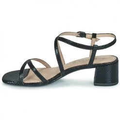 Chaussures Femme Sandales et Nu-pieds Tamaris JULIANA Noir -Sandales Soldes Boutique 21645561 500 D