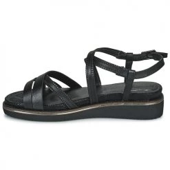Chaussures Femme Sandales et Nu-pieds Tamaris HERMIA Noir -Sandales Soldes Boutique 21645563 500 D