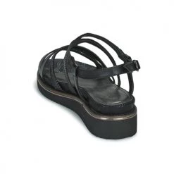 Chaussures Femme Sandales et Nu-pieds Tamaris HERMIA Noir -Sandales Soldes Boutique 21645563 500 E