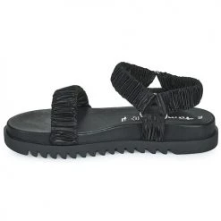 Chaussures Femme Sandales et Nu-pieds Tamaris LEONA Noir -Sandales Soldes Boutique 21645567 500 D