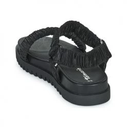 Chaussures Femme Sandales et Nu-pieds Tamaris LEONA Noir -Sandales Soldes Boutique 21645567 500 E