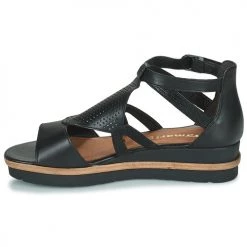 Chaussures Femme Sandales et Nu-pieds Tamaris LENA Noir -Sandales Soldes Boutique 21645568 500 D