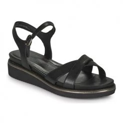 Chaussures Femme Sandales et Nu-pieds Tamaris VIKTORIA Noir