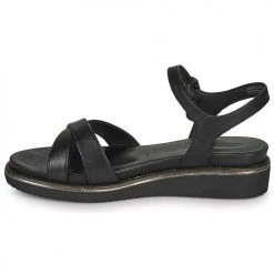 Chaussures Femme Sandales et Nu-pieds Tamaris VIKTORIA Noir -Sandales Soldes Boutique 21645572 500 D