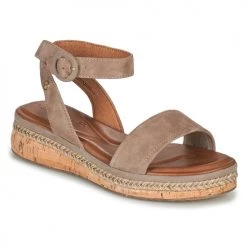 Chaussures Femme Sandales et Nu-pieds Tamaris VERA Taupe