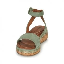 Chaussures Femme Sandales et Nu-pieds Tamaris KARLA Vert d'eau -Sandales Soldes Boutique 21645579 500 C