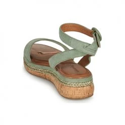 Chaussures Femme Sandales et Nu-pieds Tamaris KARLA Vert d'eau -Sandales Soldes Boutique 21645579 500 E
