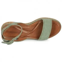 Chaussures Femme Sandales et Nu-pieds Tamaris KARLA Vert d'eau -Sandales Soldes Boutique 21645579 500 F