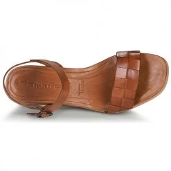 Chaussures Femme Sandales et Nu-pieds Tamaris LUCIA Marron -Sandales Soldes Boutique 21645582 500 F