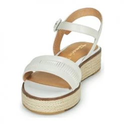Chaussures Femme Sandales et Nu-pieds Tamaris IRMA Blanc -Sandales Soldes Boutique 21645584 500 C