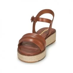 Chaussures Femme Sandales et Nu-pieds Tamaris LUDOVICA Marron -Sandales Soldes Boutique 21645585 500 C