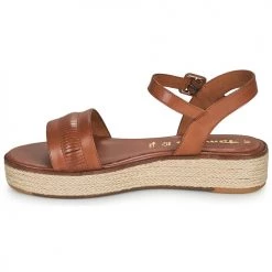 Chaussures Femme Sandales et Nu-pieds Tamaris LUDOVICA Marron -Sandales Soldes Boutique 21645585 500 D