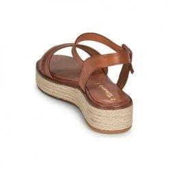 Chaussures Femme Sandales et Nu-pieds Tamaris LUDOVICA Marron -Sandales Soldes Boutique 21645585 500 E