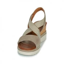 Chaussures Femme Sandales et Nu-pieds Tamaris CACILIA Gris -Sandales Soldes Boutique 21645592 500 C
