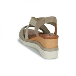 Chaussures Femme Sandales et Nu-pieds Tamaris CACILIA Gris -Sandales Soldes Boutique 21645592 500 E