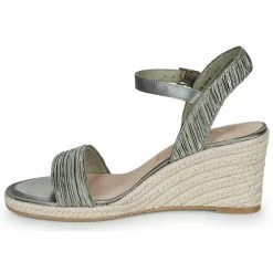 Chaussures Femme Sandales et Nu-pieds Tamaris ANGELIKA Bleu -Sandales Soldes Boutique 21645596 500 D