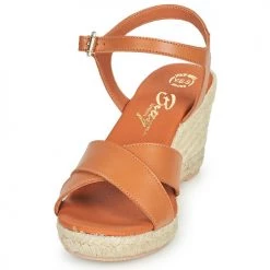Chaussures Femme Sandales et Nu-pieds Betty London TONGA Cognac 8 Chaussures Femme Sandales et Nu-pieds Betty London TONGA Cognac -Sandales Soldes Boutique 21649634 500 C