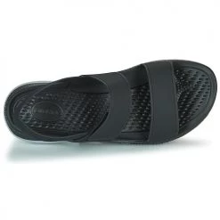 Chaussures Femme Sandales et Nu-pieds Crocs LITERIDE 360 SANDAL W Noir / Gris -Sandales Soldes Boutique 21667670 500 F