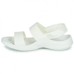 Chaussures Femme Sandales et Nu-pieds Crocs LITERIDE 360 SANDAL W Blanc -Sandales Soldes Boutique 21667671 500 D