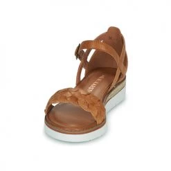 Chaussures Femme Sandales et Nu-pieds Karston KIRIA Camel -Sandales Soldes Boutique 21667781 500 C