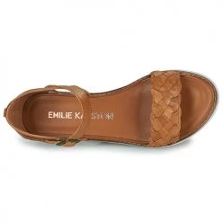 Chaussures Femme Sandales et Nu-pieds Karston KIRIA Camel -Sandales Soldes Boutique 21667781 500 F